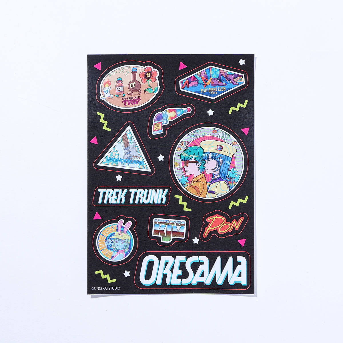 【ORESAMA】「TREK TRUNK」 ステッカーシート/Blu-ray+EP「TREK TRUNK」