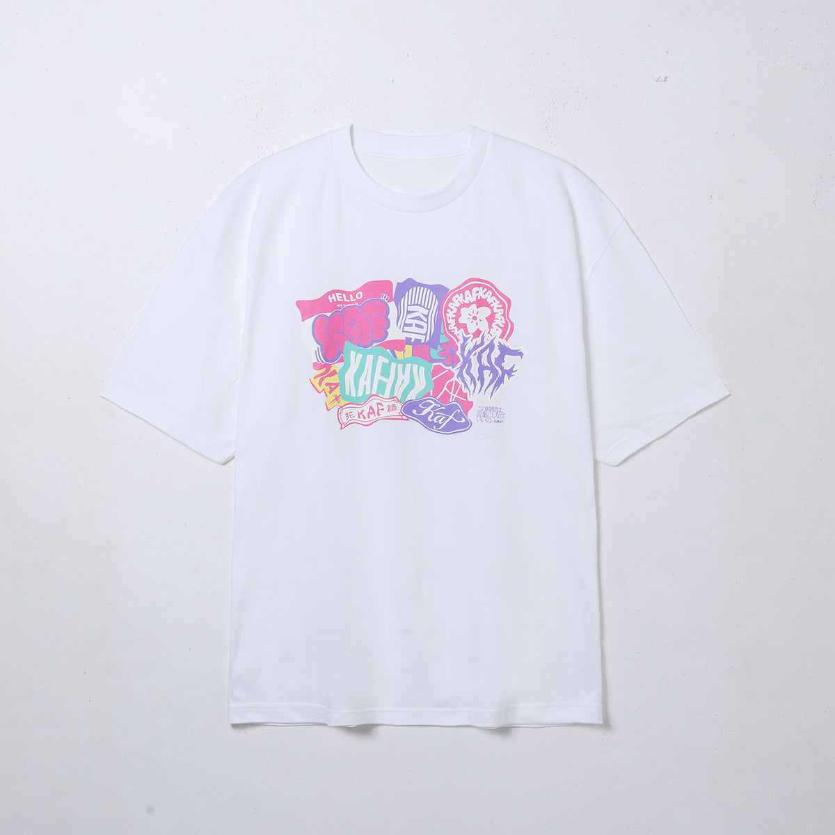 【花譜】ストリートステッカーTシャツ/花譜展3「この時間は言葉にしなくていいの。」