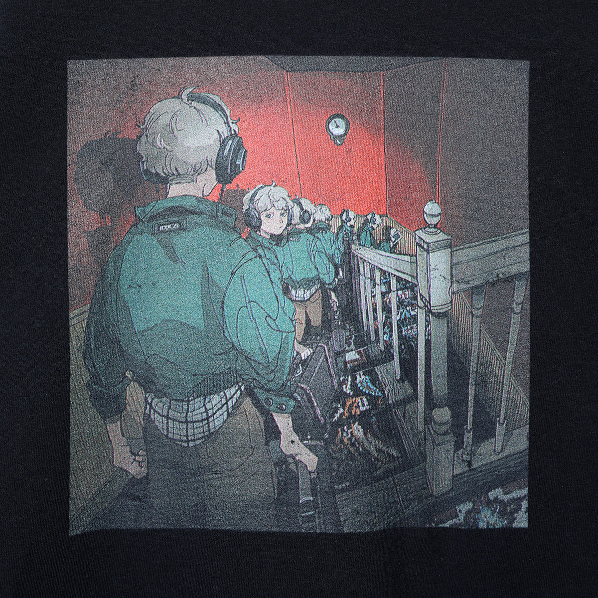 DUSTCELL】ROUND TRIP ロングスリーブTシャツ／BLACK／2nd Mini Album