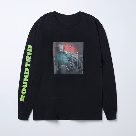 【DUSTCELL】ROUND TRIP ロングスリーブTシャツ/BLACK/2nd Mini Album「ROUND TRIP」