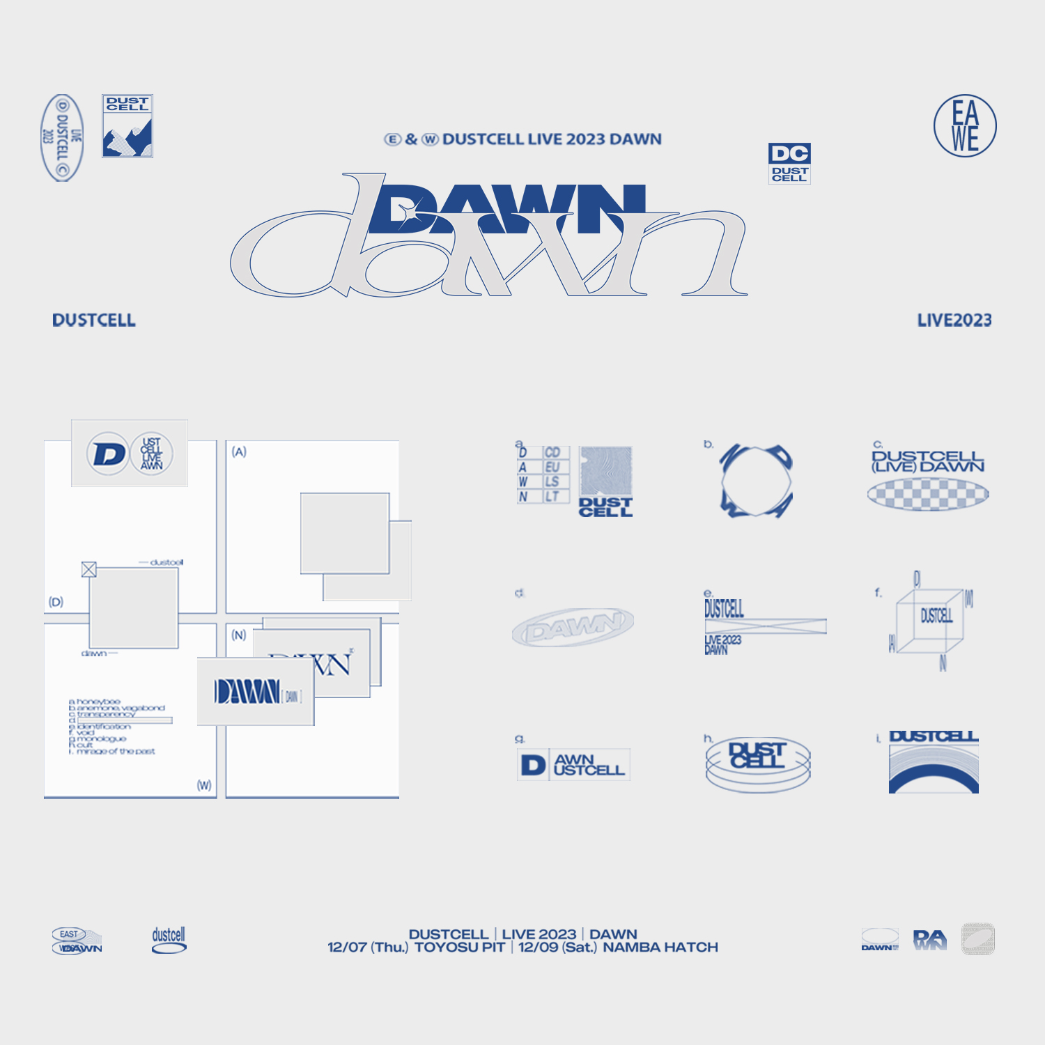 DUSTCELL LIVE 2023「DAWN」OFFICIAL GOODS – FINDME STORE by THINKR