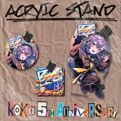 【幸祜】アクスタ・缶バッジセット／3rd ONE-MAN LIVE「PLAYERⅢ」Blu-ray ＆ 5th Anniversary Official Goods