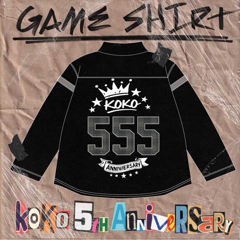 幸祜】555 Anniversary Game Shirts/3rd ONE-MAN LIVE「PLAYERⅢ」Blu 幸祜】555 Anniversary Game Shirts/3rd ONE-MAN LIVE「PLAYERⅢ」Blu