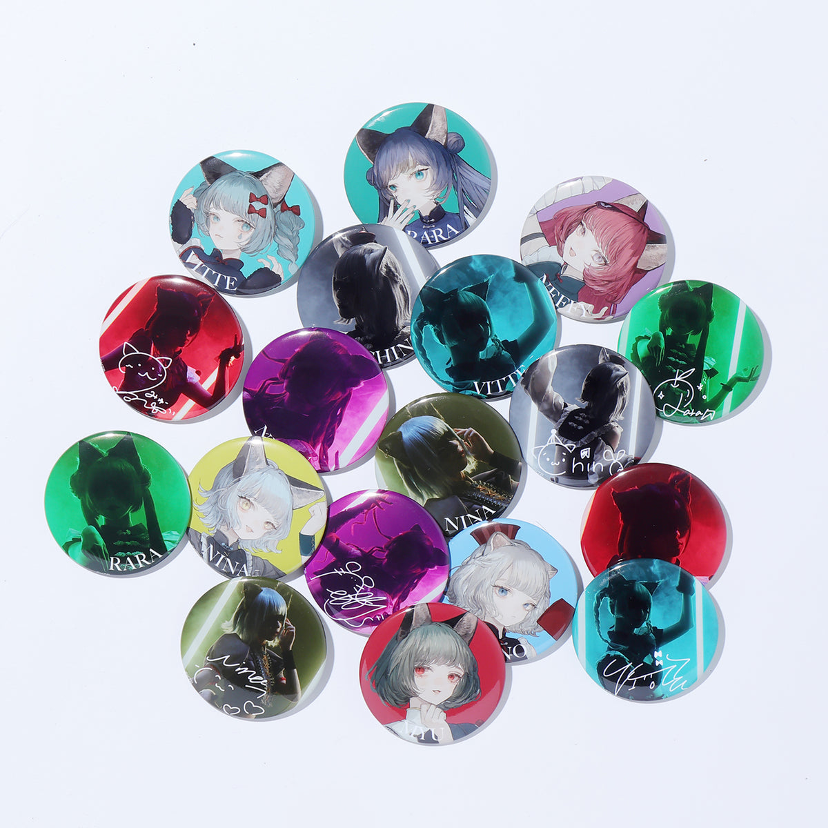 【VALIS】ランダム缶バッジ／VALIS 3rd ALBUM「再現ガールフレンド」& 3rd ONE-MAN LIVE「必然的レゾンデートル」Blu-ray & OFFICIAL GOODS