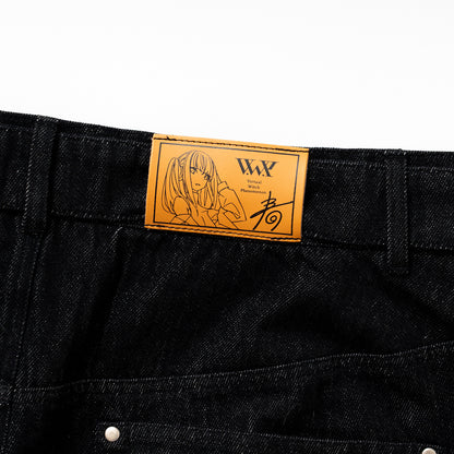 【V.W.P】V.W.P BLACK DENIM PANTS 春猿火 model／4th ONE-MAN LIVE「現象Ⅳ -反転運命-」OFFICIAL GOODS 第二弾