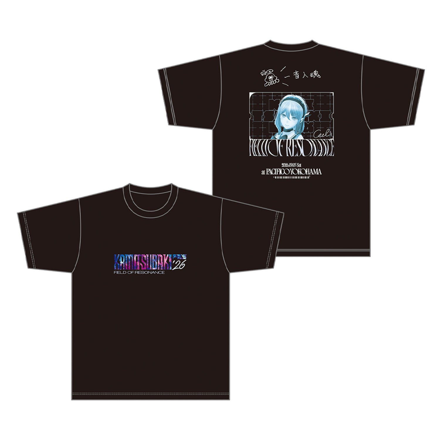 KAMITSUBAKI STUDIO】Tシャツ CIEL ver.／KAMITSUBAKI FES '26 FIELD