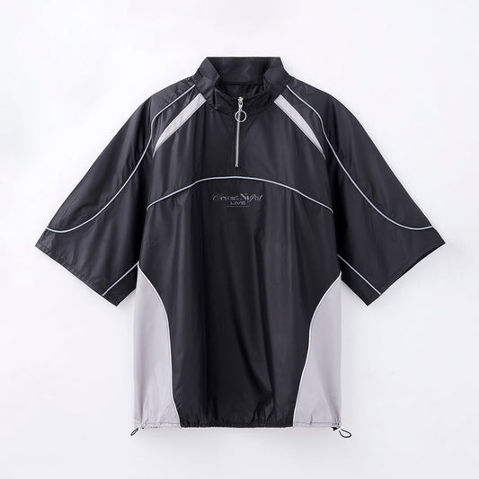 【明透・琶舞】ハーフジッププルオーバー／virtual mini live「Cross Night LIVE」official goods
