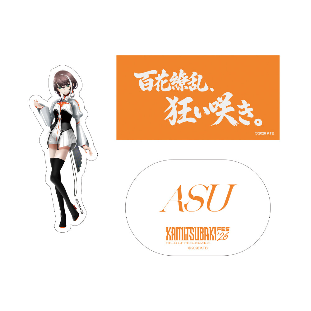 【KAMITSUBAKI STUDIO】ランダムステッカーセット A／KAMITSUBAKI FES '26 FIELD OF RESONANCE OFFICIAL GOODS 第二弾
