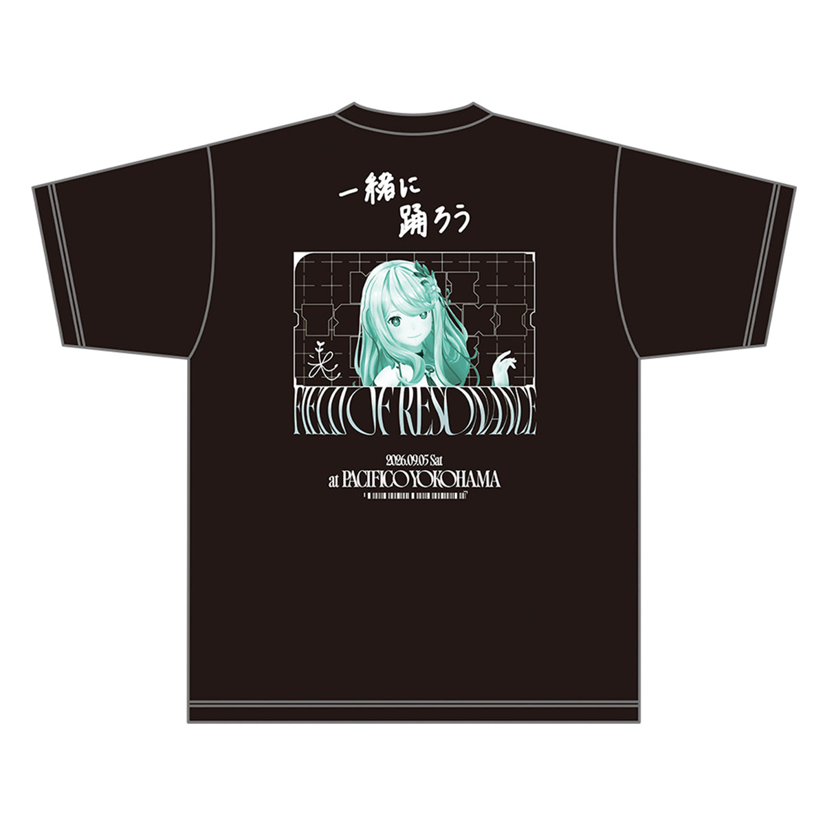 【KAMITSUBAKI STUDIO】Tシャツ 氷夏至 ver.／KAMITSUBAKI FES '26 FIELD OF RESONANCE OFFICIAL GOODS 第二弾
