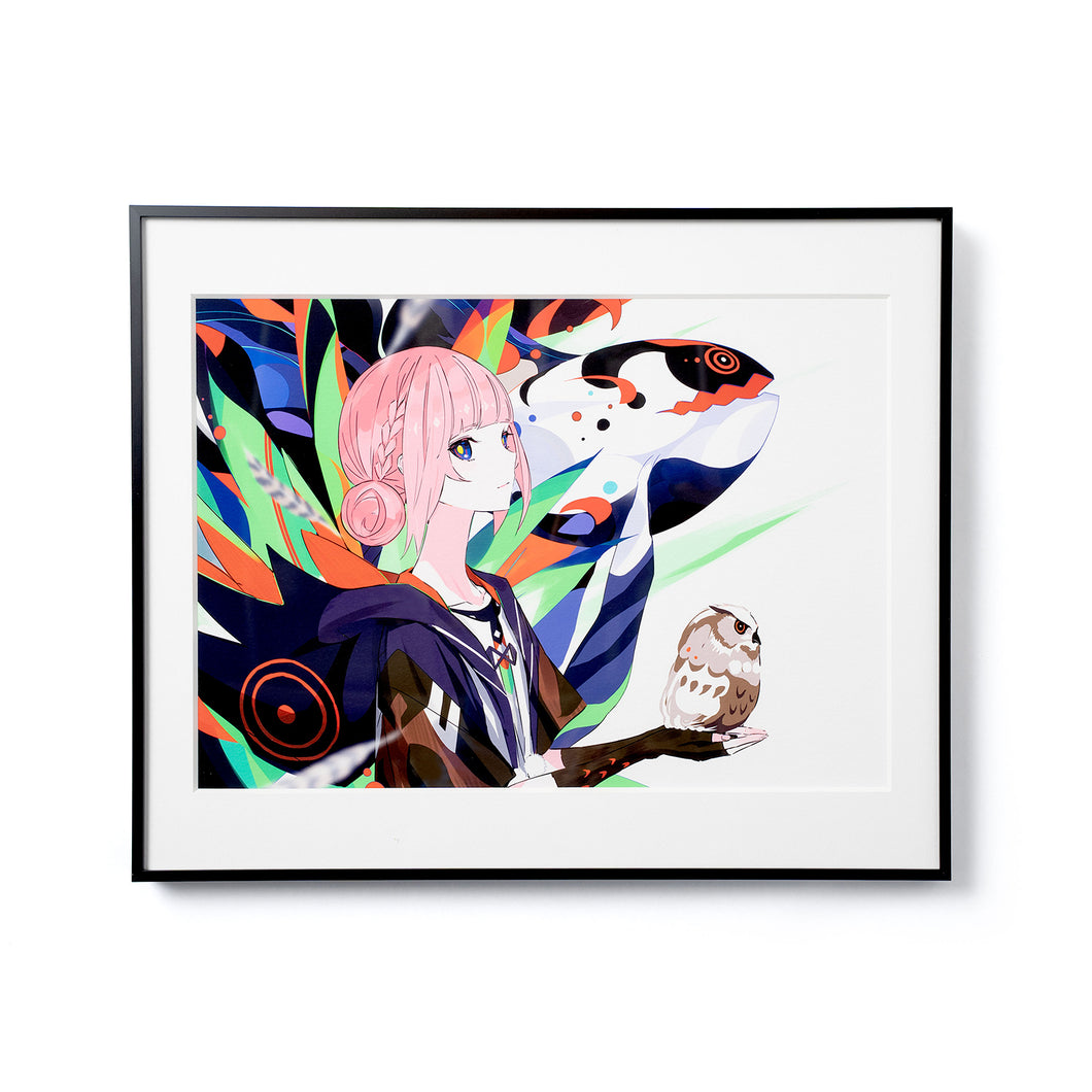 【花譜】ジクレーアート「梟」／花譜 7th Anniversary OFFICIAL GOODS