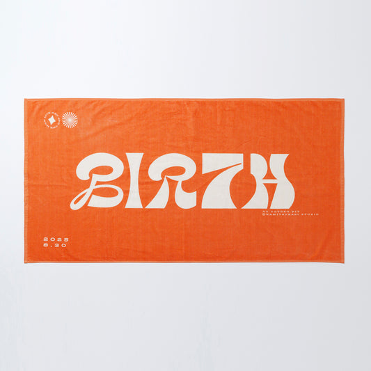 【明透】ロゴビッグバスタオル／2nd ONE-MAN LIVE「BIRTH」& 4周年記念イベント「さまーすくーる ASCHOOL!」official goods