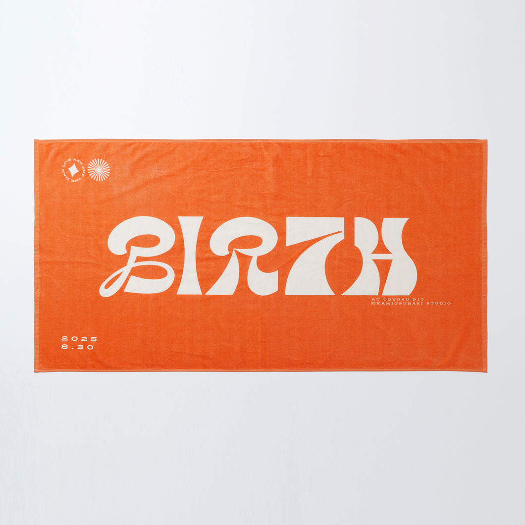 【明透】ロゴビッグバスタオル／2nd ONE-MAN LIVE「BIRTH」& 4周年記念イベント「さまーすくーる ASCHOOL!」official goods