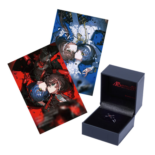 【Albemuth】メモリアルリング 黑 ver.＆メッセージカード／1st ONE-MAN LIVE「罪と楽園」メモリアルグッズ＆存流 卒業グッズ