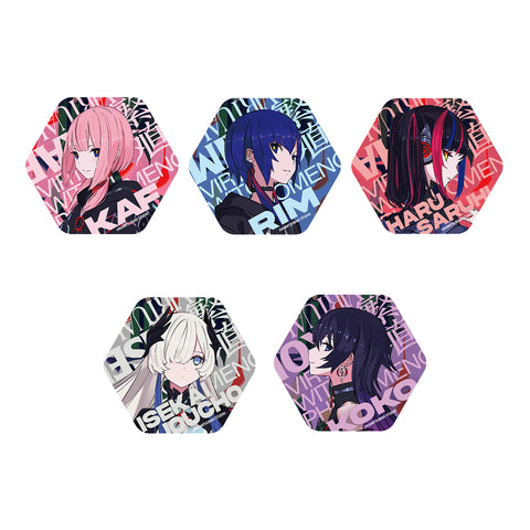 【V.W.P】ハニカム缶バッジ（繁殖）／KAMITSUBAKI STUDIO スターターグッズ