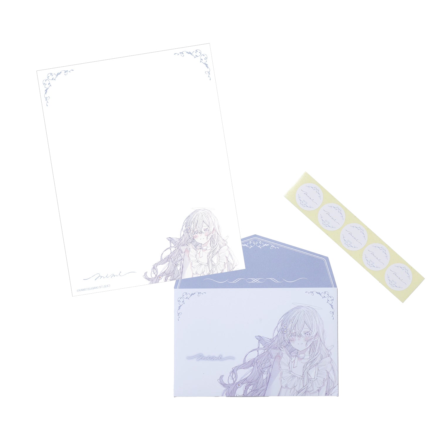 MIMI】ロゴカラーアクリルキーホルダー／LIGHT BLUE／2nd Album「夜を