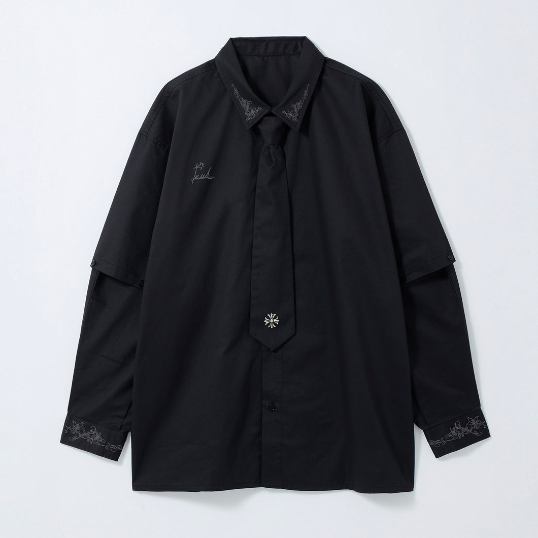 琶舞】ネクタイ付き2wayシャツ／琶舞 1st Anniversary OFFICIAL GOODS