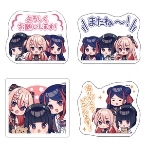 【少女革命計画】ダイカットステッカーセット A（4枚入り）／KAMITSUBAKI STUDIO スターターグッズ