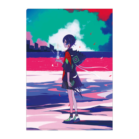 【理芽】「NEUROMANCE Ⅱ」キービジュアルクリアファイル／理芽展 -THE EXHIBITION-