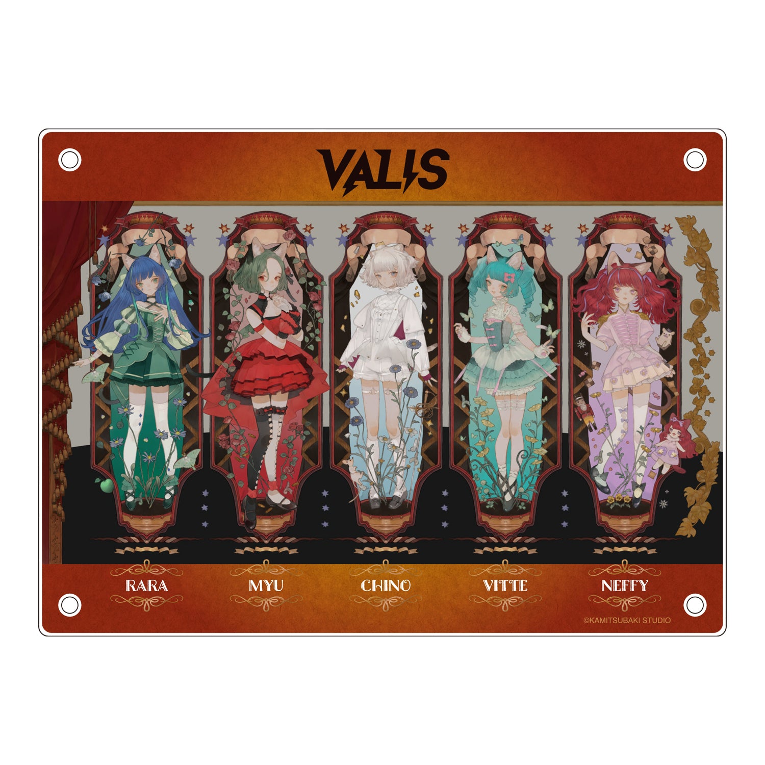 【VALIS】3層アクリルアートパネル／新衣装お披露目記念グッズ ＆ 5th ONE-MAN LIVE「未来カレイドスコープ」Blu-ray