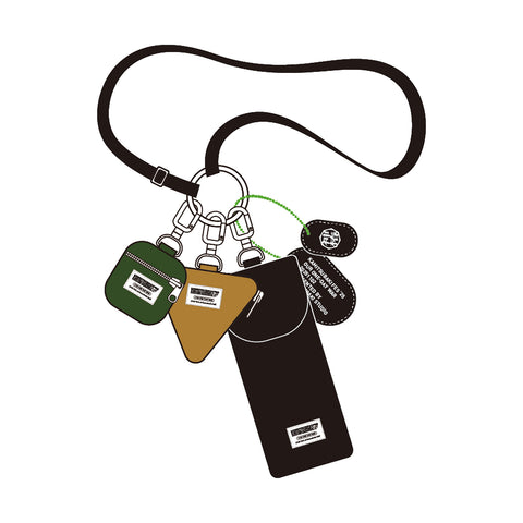 【KAMITSUBAKI STUDIO】3連ショルダーポーチ／KAMITSUBAKI FES ’25 OUR ONE-DAY WAR