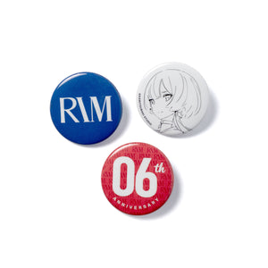 【理芽】アクリルスタンド＆缶バッジセット／理芽 6th Anniversary OFFICIAL GOODS