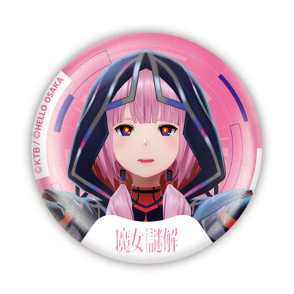 【KAMITSUBAKI STUDIO×HELLO OSAKA】クッション缶バッジ3個セットA（化歩・兔冥・ハト）／KAMITSUBAKI STUDIO presents バーチャル謎解きミステリー「魔女謎解」with HELLO OSAKA OFFICIAL GOODS