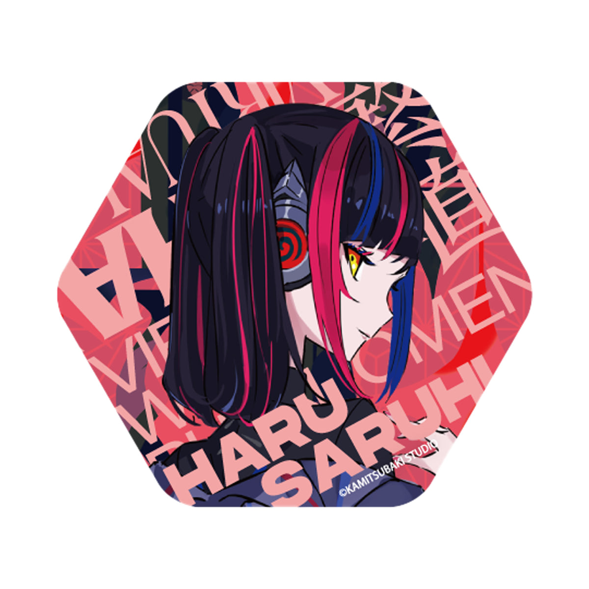 【V.W.P】ハニカム缶バッジ（繁殖）／KAMITSUBAKI STUDIO スターターグッズ