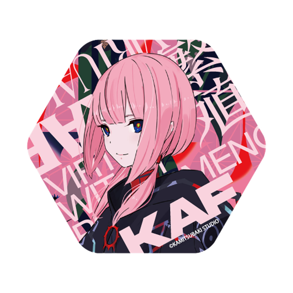 【V.W.P】ハニカム缶バッジ（繁殖）／KAMITSUBAKI STUDIO スターターグッズ