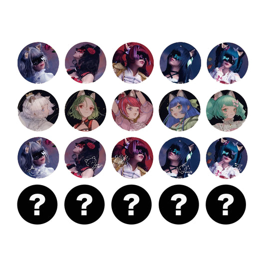【VALIS】ランダム缶バッジ（全20種）／6th ONE-MAN LIVE「喝采カーテンコール」
