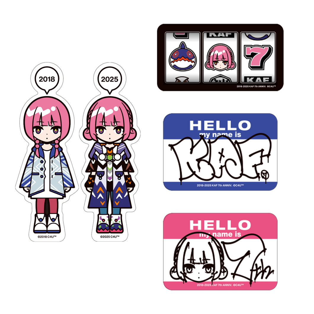 【花譜】C4U 7th Anniversary ステッカーセット／花譜 7th Anniversary OFFICIAL GOODS