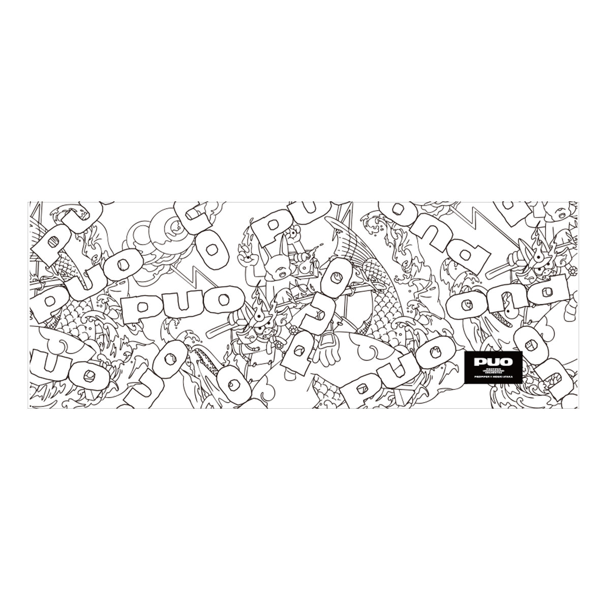 【P.U.O】アナログレコードジャケット風パッケージTシャツ（手拭い付）／2nd Remix ALBUM「DISCOTHEQUES 2」& OFFICIAL GOODS