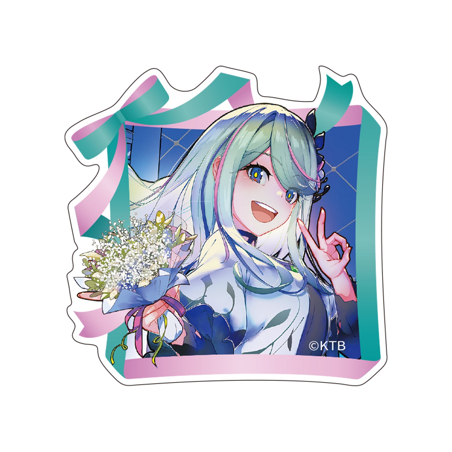 艦これ ステッカー 氷祭り幕張 松輪(白台紙) 松輪貼紙(襯紙白)「