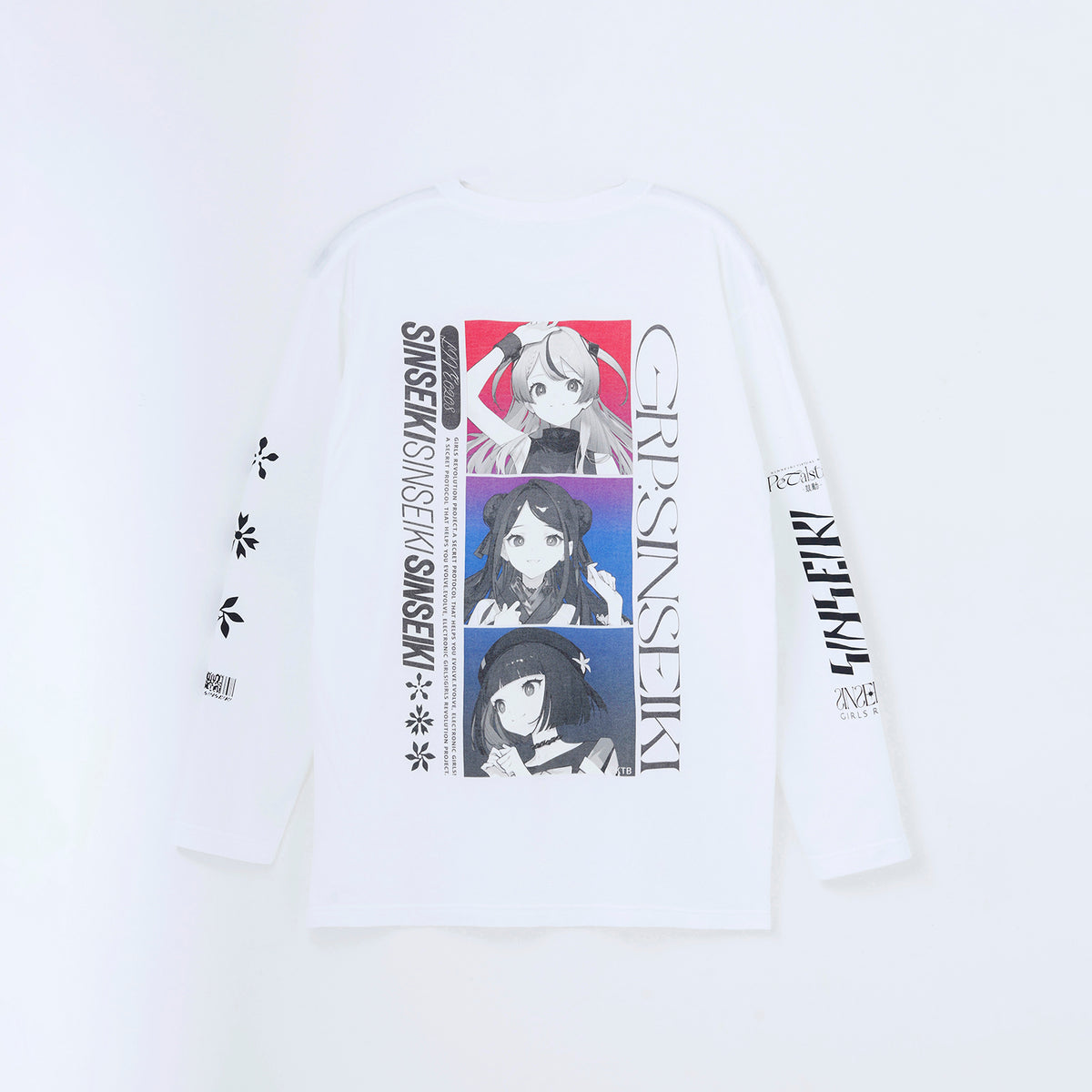 【少女革命計画】ロングTシャツ（心世紀 ver.）／心世紀 Virtual mini Live「Petalstride -鼓動-」OFFICIAL GOODS