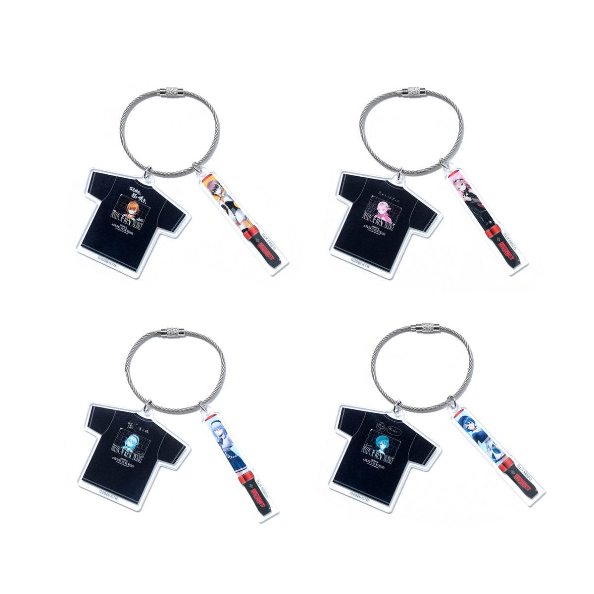 【KAMITSUBAKI STUDIO】アクリルチャームキーホルダー B／KAMITSUBAKI FES '26 FIELD OF RESONANCE OFFICIAL GOODS 第二弾