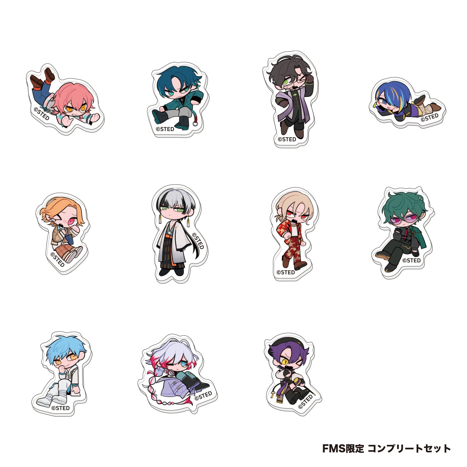 STRANGE EDEN】FMS限定 ランダムミニキャラホログラム缶バッジ JAM