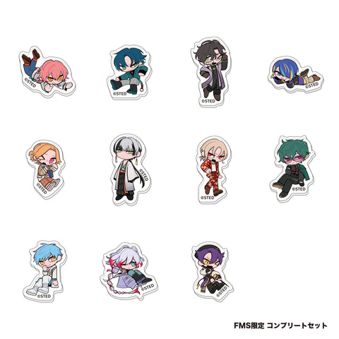 【STRANGE EDEN】FMS限定 ランダムミニキャラアクリルフレークシール JAM-PACKED ver. コンプリートセット／STRANGE EDEN OFFICIAL GOODS vol.1