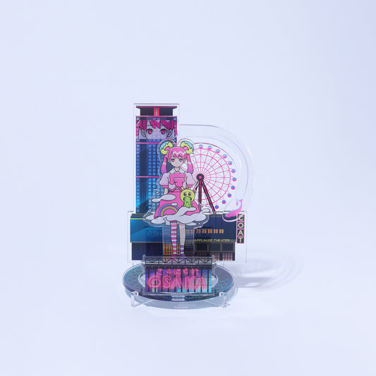 【KAMITSUBAKI STUDIO×HELLO OSAKA】立体アクリルスタンド 花咲 兔冥／KAMITSUBAKI STUDIO presents バーチャル謎解きミステリー「魔女謎解」with HELLO OSAKA OFFICIAL GOODS