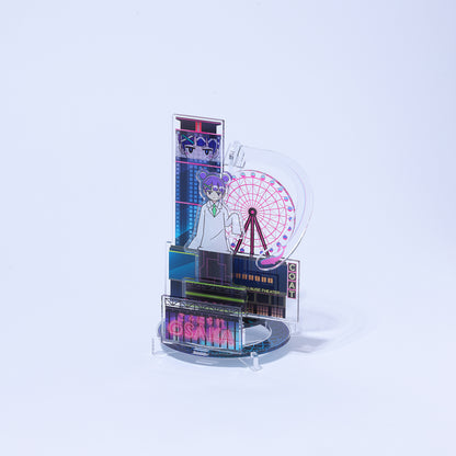 【KAMITSUBAKI STUDIO×HELLO OSAKA】立体アクリルスタンド ピース・メーカー（ハト）／KAMITSUBAKI STUDIO presents バーチャル謎解きミステリー「魔女謎解」with HELLO OSAKA OFFICIAL GOODS