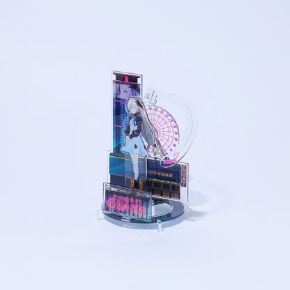 【KAMITSUBAKI STUDIO×HELLO OSAKA】立体アクリルスタンド 夜河 世界（ヰ世界情緒）／KAMITSUBAKI STUDIO presents バーチャル謎解きミステリー「魔女謎解」with HELLO OSAKA OFFICIAL GOODS