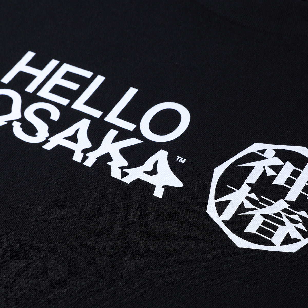 【KAMITSUBAKI STUDIO×HELLO OSAKA】Tシャツ／BLACK／KAMITSUBAKI STUDIO presents バーチャル謎解きミステリー「魔女謎解」with HELLO OSAKA OFFICIAL GOODS
