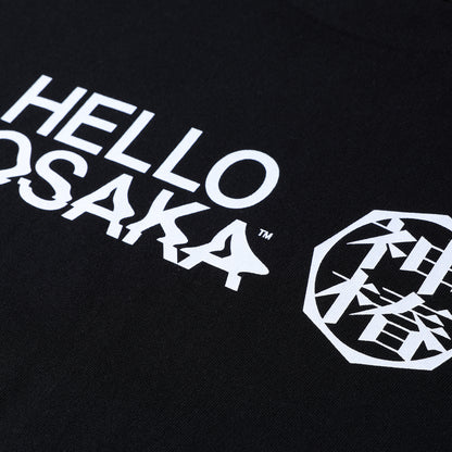 【KAMITSUBAKI STUDIO×HELLO OSAKA】Tシャツ／BLACK／KAMITSUBAKI STUDIO presents バーチャル謎解きミステリー「魔女謎解」with HELLO OSAKA OFFICIAL GOODS