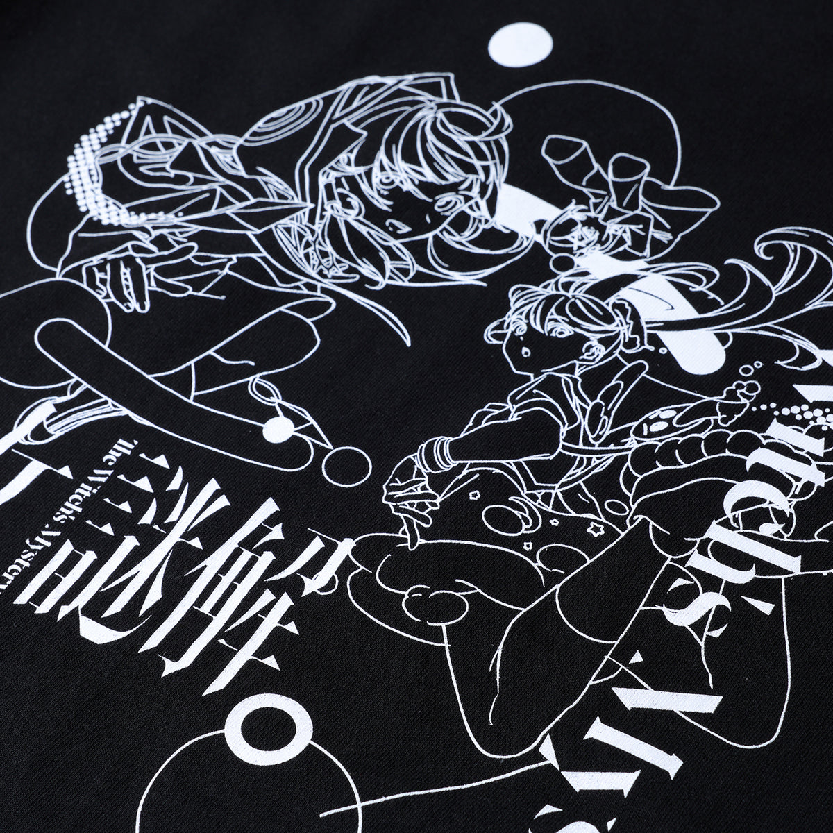 【KAMITSUBAKI STUDIO×HELLO OSAKA】Tシャツ／BLACK／KAMITSUBAKI STUDIO presents バーチャル謎解きミステリー「魔女謎解」with HELLO OSAKA OFFICIAL GOODS