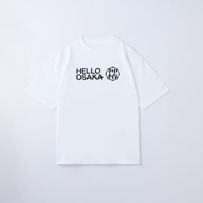 【KAMITSUBAKI STUDIO×HELLO OSAKA】Tシャツ／WHITE／KAMITSUBAKI STUDIO presents バーチャル謎解きミステリー「魔女謎解」with HELLO OSAKA OFFICIAL GOODS