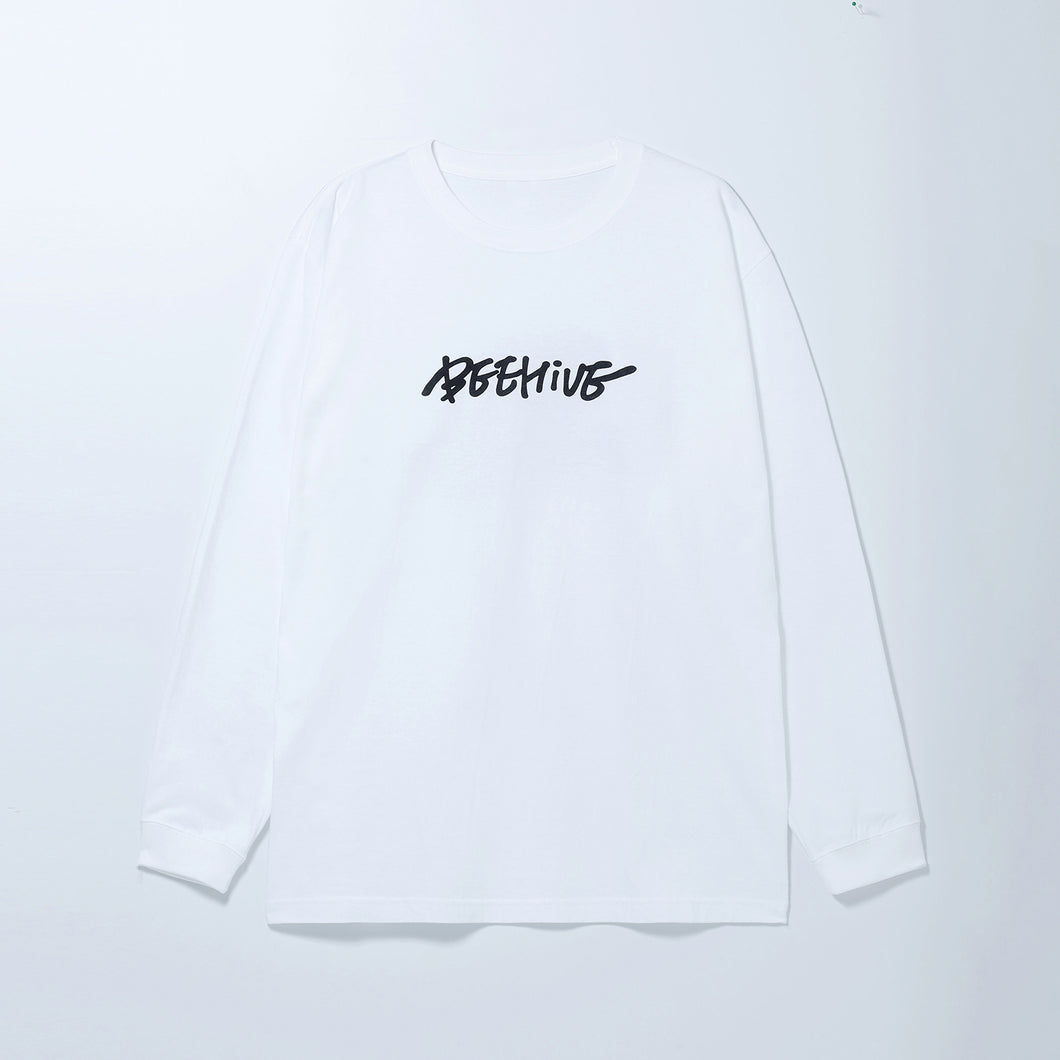 EMA】BEEHIVE ロングスリーブTシャツ／WHITE／EMA OFFICIAL GOODS 