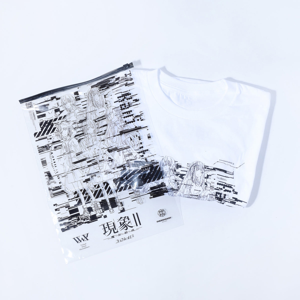 【V.W.P】「GENSHO」graphic T-shirt collaboration with GraphersRock／SINKA LIVE EP.Ⅴ V.W.P／2nd ONE-MAN LIVE「現象Ⅱ -魔女拡成-」グッズ第二弾
