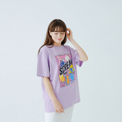 【花譜】I SCREAM LIVE2 Tシャツ／PURPLE／KAF STREAMING COVER LIVE「アイスクリームライブ2」
