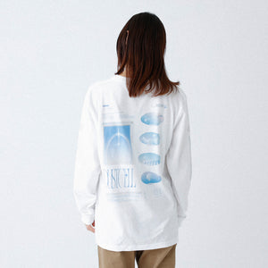 【DUSTCELL】「光」グラフィックロングスリーブTシャツ／WHITE／DUSTCELL TOUR 2024「光」