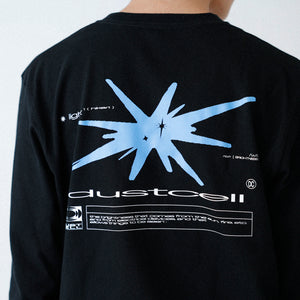 【DUSTCELL】「光」グラフィックロングスリーブTシャツ／BLACK／DUSTCELL TOUR 2024「光」