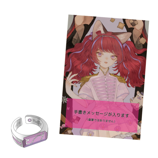 【VALIS】Memorial Ring NEFFY ver.（メッセージカード付）／7th ONE-MAN LIVE「彷徨フォーエバー」OFFICIAL MEMORIAL GOODS・Blu-ray ＆ 6th ONE-MAN LIVE「喝采カーテンコール」Blu-ray