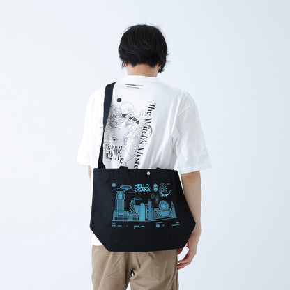 【KAMITSUBAKI STUDIO×HELLO OSAKA】2WAYトートバッグ／KAMITSUBAKI STUDIO presents バーチャル謎解きミステリー「魔女謎解」with HELLO OSAKA OFFICIAL GOODS